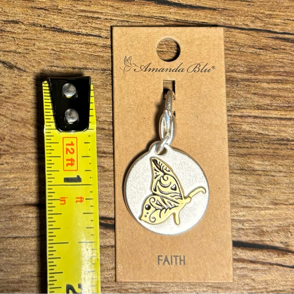 Amanda Blu Charm For Bracelet, Zipper, Purse Zipper, Etc.
